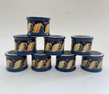 Williams Sonoma Sicily Napkin Rings Set of 8 ...