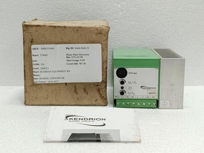 Kendrion 33 43312A03 Converter Binder 2004321 115-230VAC 16/8 ADC New