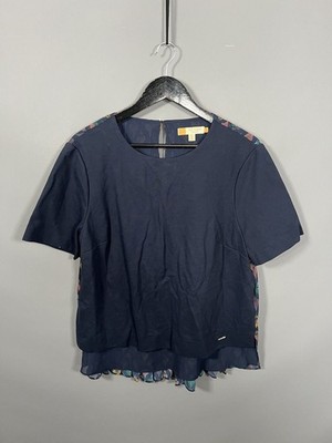 TED BAKER Top - Größe 5 - UK16 - Navy - Top Zustand - Damen