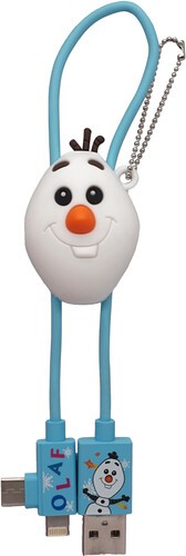 Брелок для ключей Frozen Olaf 3D Foam USB Cable Bag Clip игрушка 2590₽