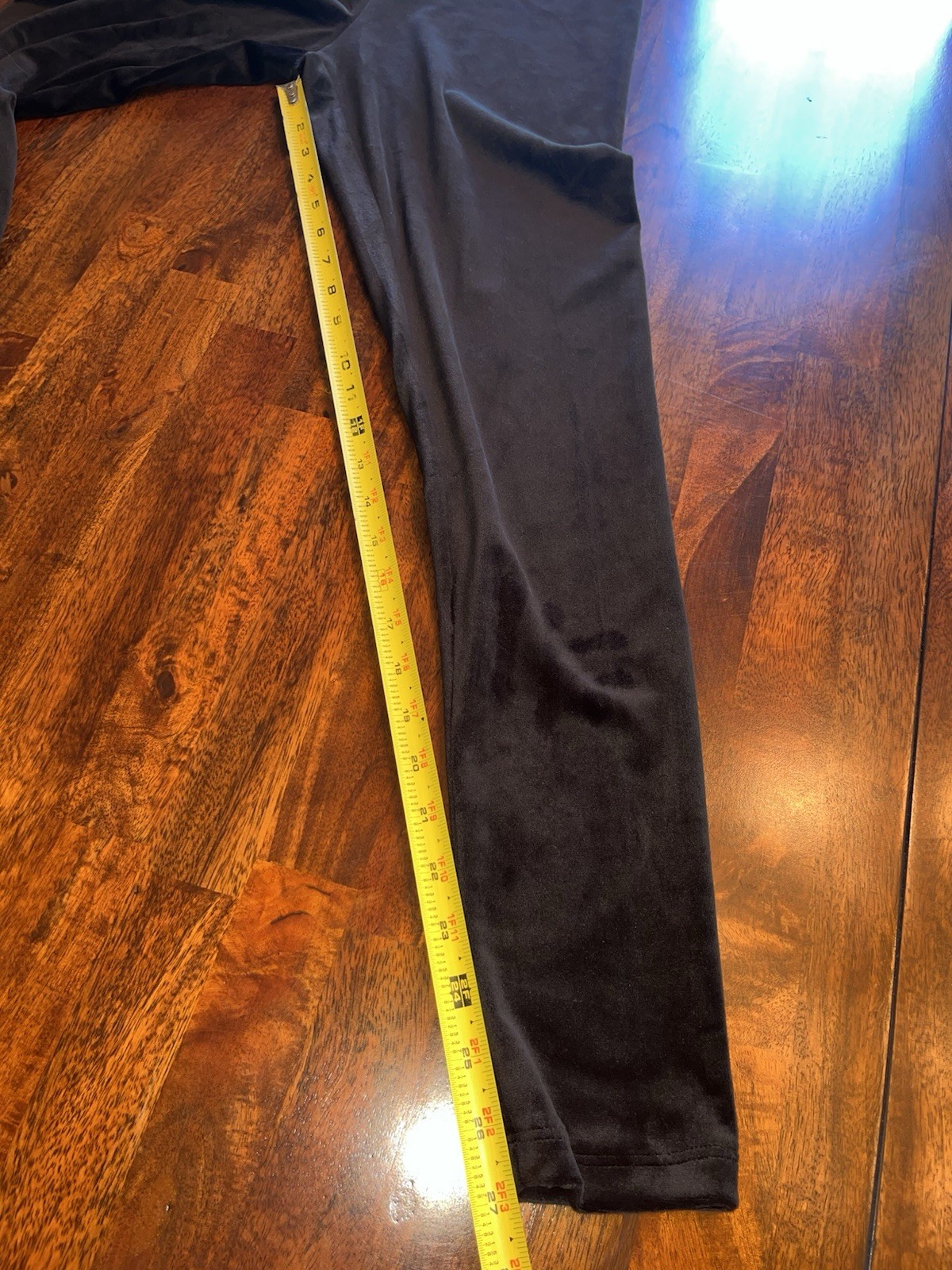 Leggings pantaloni della tuta joggers in velluto Fila taglia S small nero