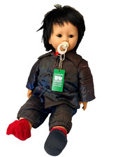 RARA bambola vintage 19" Sebino Cicciobello con crier 1979 baby bimbo giallo