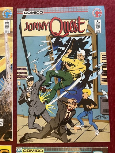 Jonny Quest Lot #1 VF+, #2 VF, #15 VF+, #26 VG Comico 1986 - Picture 3 of 12