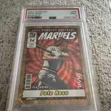 Panini 2023 Donruss Marvels Pete Rose #M5 PSA 9 Serial Numbered Reds /999