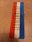 New ListingAnnual Wabash County Soldiers Reunion 1906 Mt. Carmell Illinois Ribbon GAR