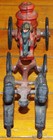 Vintage cast iron Fireman horse drawn fire pump wagon — photo 1