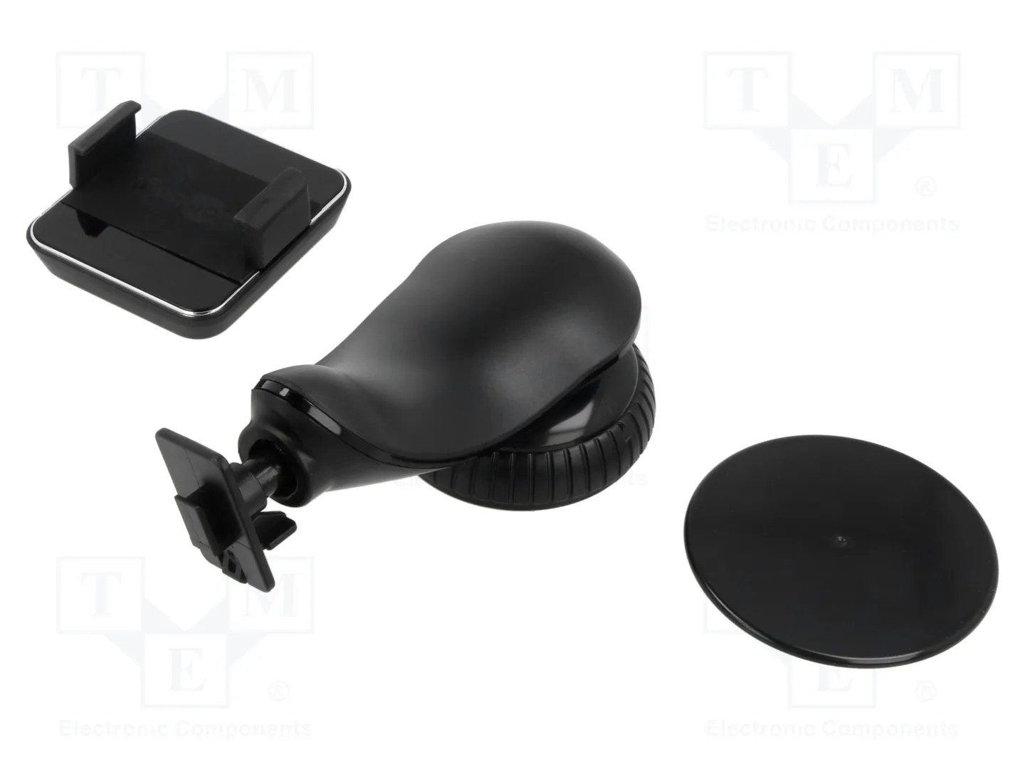 Goobay Nero Supporto Da Auto Per Smartphone A Ventosa, Supporto Per Smartphone, - Immagine 3
