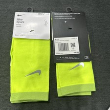 NIKE SPARK Lightweight Running Jogging Crew Socks 2 Pair Sz 8-9.5 Men 9.5-11 WMN