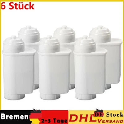 MARKENLOS 6 Stück Wasserfilter für SIEMENS Kaffeevollautomat EQ6 plus s700 TE657503DE NEU