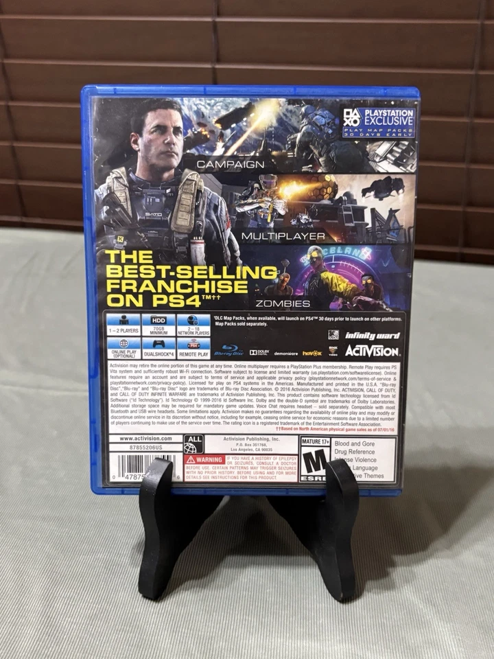 Call of Duty: Infinite Warfare (PlayStation 4, 2016) probado y funcionando Foto 2 de 3