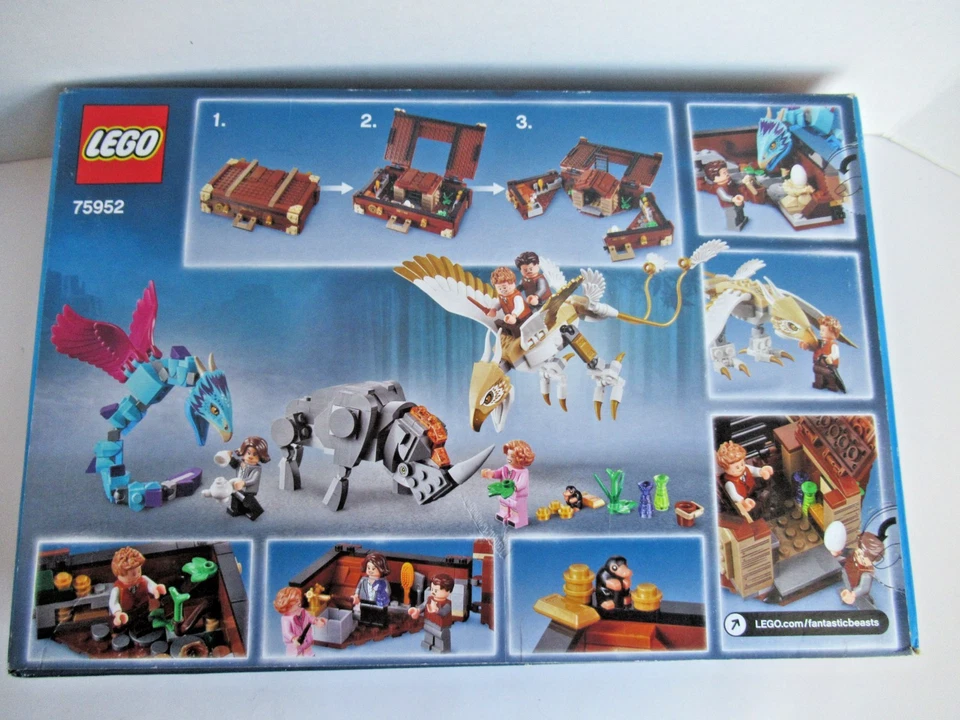 LEGO Fantastic Beasts 75952 Newt's Case of Magical Creatures запечатанная коробка повреждена - Изображение 3 из 4