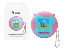 Retro Pocket Game Case for Samsung Galaxy Buds 4 / Buds 4 Pro Cute Dog Cover