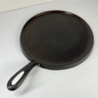 BSR Red Mountain No. 9 Cast Iron Griddle Round Skillet Vintage USA - RESTORED