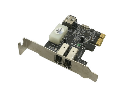 DELOCK PI4VT6315 FIREWIRE 2 x EX / 1 x IN PCI-e CONTROLLER LOW PROFILE #GK13412