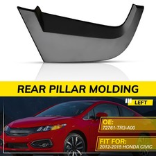 Genuine Rear Pillar Molding Garnish Left For Honda Civic 2012-2015 72761tr3a00