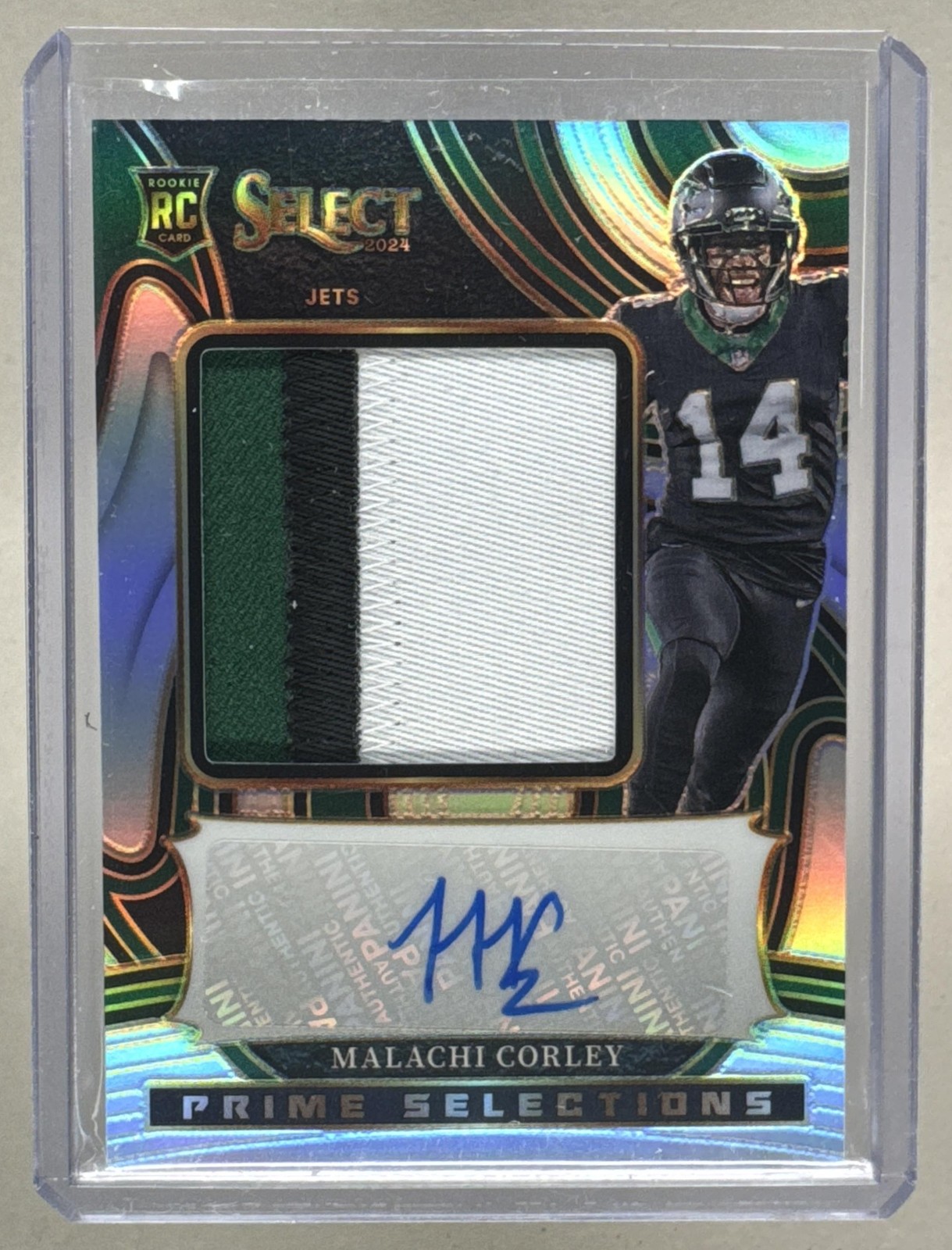 Malachi Corley Panini Select Prime Selections Signature Relics #PSPSMCY Base