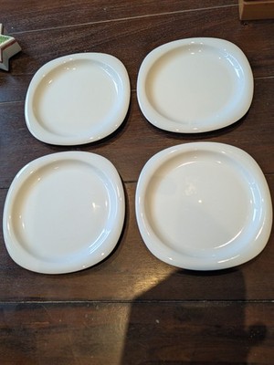 Rosenthal Suomi Weiß 4 x Kuchenteller Teller 19,5 cm Design Von Timo Sarpaneva