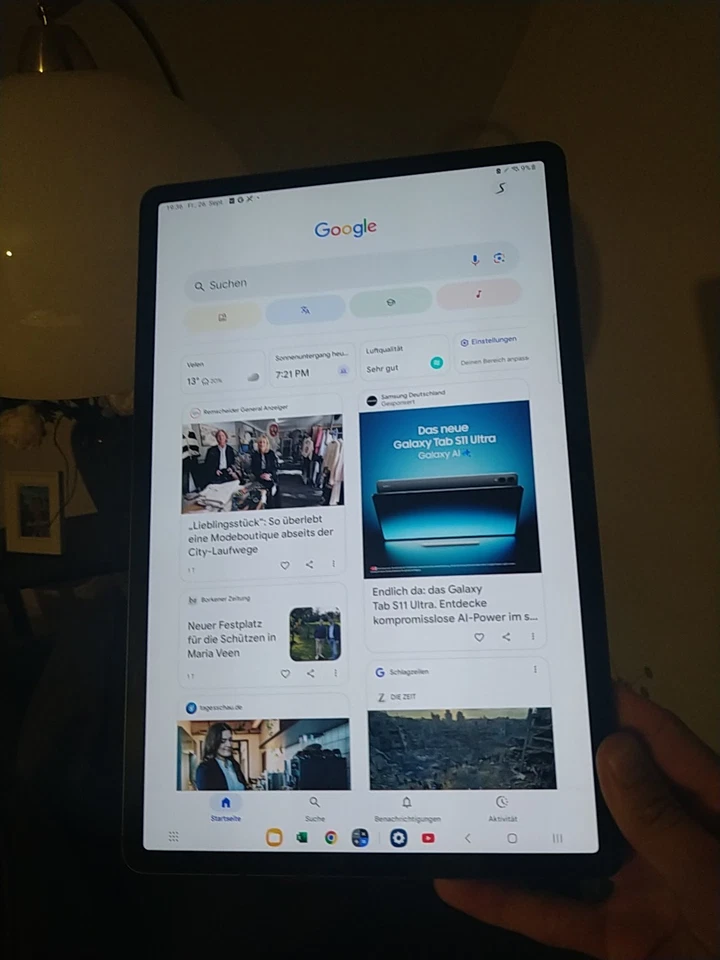 Samsung Galaxy Tab S7+ 256GB, WiFi, 12 Zoll, Dunkel Blau, Android Tab, Gebraucht - Bild 3 von 4