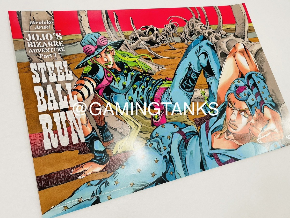 Exclusive STEEL BALL RUN Anime Expo 2025 POSTER JoJo's Bizarre