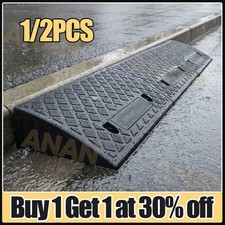 2X Heavy Duty Ramp Kerb Ramps Driveway Car Vehicle Threshold Ramp Curb Tool UK