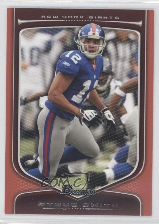 2009 Bowman Draft Picks Red Steve Smith #96 0c4