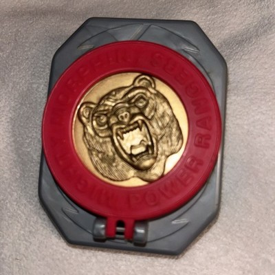VINTAGE POWER RANGERS MOVIE MORPHER & 3 COINS McDONALDS HAPPYMEAL TOY 1995