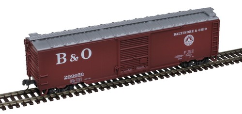 Atlas 50006910 N Baltimore y Ohio Trainman 50' vagón de caja de una sola puerta #299027 | Condition: New