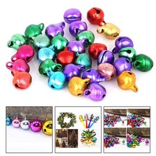 Crafts Making Supplies Jingle Bells Christmas Tree Decor Colourful Easy To Hang