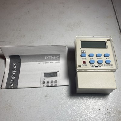 AC110-120V Weekly Programmable Timer switch control Digital Electronic