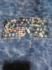 Halloween Wrapping Paper Kits, 6 Different Sheets, 12 Seals  (3 Sets Total)