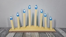 Vtg Christmas 8 Light Electric Candelabra Candolier Window Mantle Drip Candle