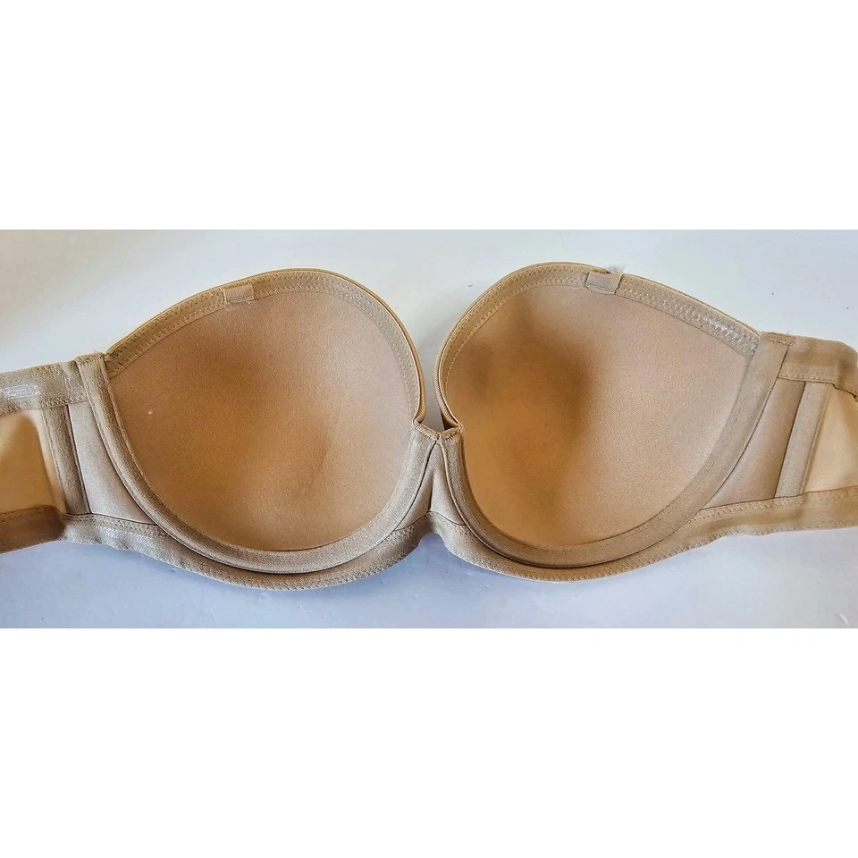 Wacoal Women's Red Carpet Strapless Underwire Bra Beige 32DD NO STRAPS! - Image 4 of 4