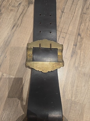 Kuhglocke Messing Bronze Groß Historisch Alt Antik an Lederband mit Schnalle - Bild 2 von 5