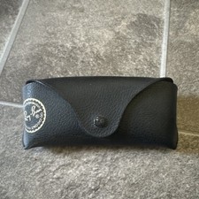 Authentic Ray-Ban Sunglasses Leather Case Only - Black Genuine OEM