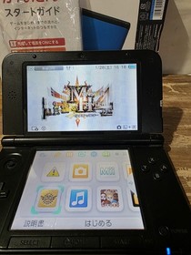 Blue and black Nintendo 3DS LL Japanese Region locked Us Seller-READ Description