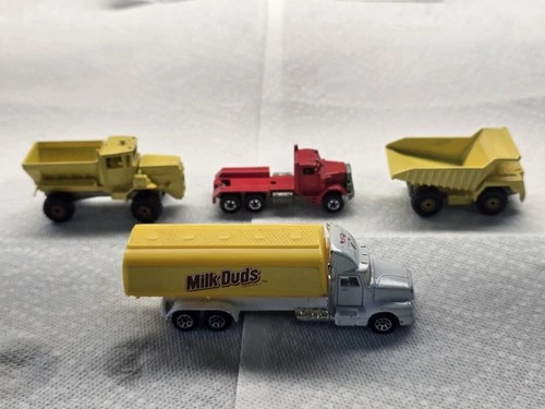 🔥Vintage hot wheels dirt haulers and  tanker truck lot