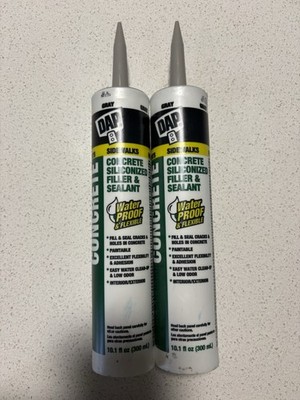 DAP Concrete and Mortar Filler Sealant, Gray, 10.1 Oz, 2 Count, Gray