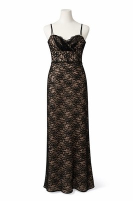 black and nude maxi dress Waylynn Nude Black Animal Print Burnout Velvet Detail Mesh Backless Maxi Dress
