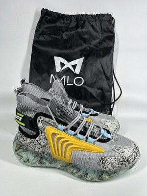 MLO XTC T100 Gray yellow Lifestlye Athletic Workout Shoes Men's Size 43 (US 10)