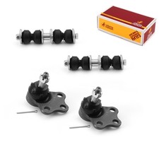 Kit de eslabones de barra estabilizadora delantera y rótula inferior para Chevrolet Classic 2004-2005 4 piezas