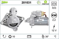 Valeo Anlasser Starter 2.2 Kw FüR Renault Master Iii Kasten Trafic Ii Nissan