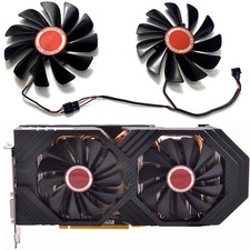 Graphics Card Cooling Fan for XFX RX580 590 4GB 8GB CF1010U12S/FDC10U12S9-C 2pcs
