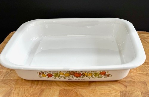 Vintage Corning Ware A-21 Le Romarin Large Roaster dish 12.25" x 10.25" x 2.25" - Picture 17 of 18