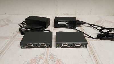 LOT OF 2 Extron VSW 2VGA A 60-758-01 Two Input VGA and Stereo Audio Switchers 