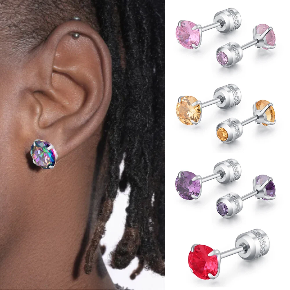 Screw head hotsell earrings