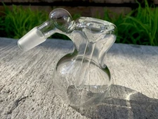 14mm Glass Ash Catcher Bowl Clear 45 Degree