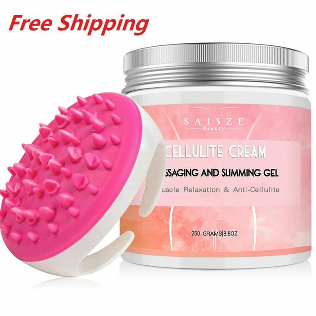 Anti Cellulite Intensive Fat Burning Cream Gel Firm & Brush Hot Body