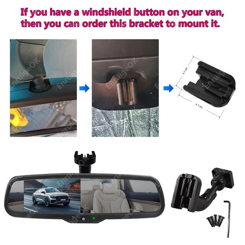 For 2010-2020 Volkswagen VW Amarok Tailgate Handle Rear View Backup Camera Kit - Picture 8 of 23