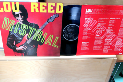 PROMO LOU REED: MISTRIAL GERMAN 1st ED. 1986 RCA PL 87190  ALTERNATIVE ROCK NM-