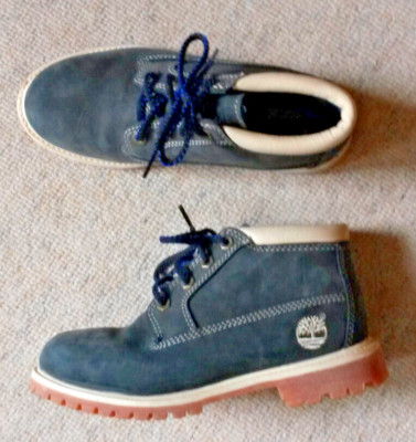 Blaue TIMBERLAND-Boots, Größe 37,5